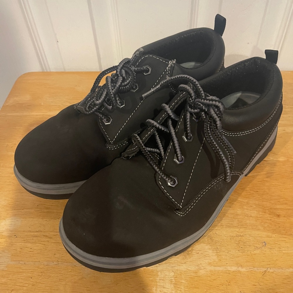 George Black Men's Oxfords with Gray Accents Sz 8